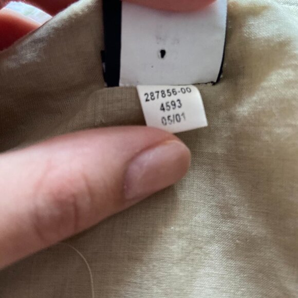 y2k 2000s vintage GAP tan cotton eclectic fairy shrug w metal sequins - Picture 6 of 8